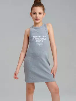 Платье трикотажное