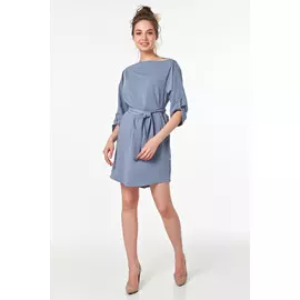 Платье туника с пуговицами