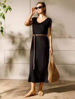 Платье вязаное