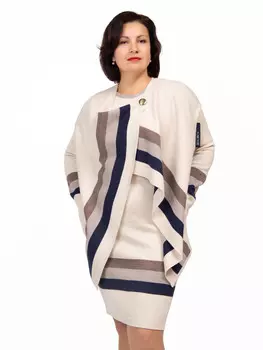 Платье вязаное с жилетом трансформер