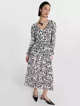 Платье женское с цветочным принтом