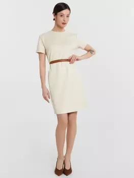 Платье женское кремовое