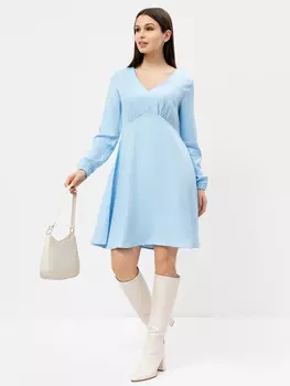 Платье женское миди в небесно-голубом цвете