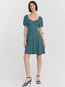 Платье женское с цветочным принтом