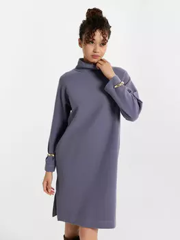 Платье женское серое