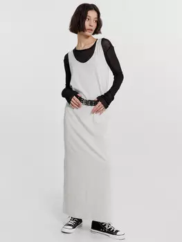 Платье женское серое