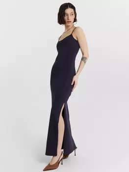 Платье женское серое