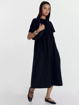 Платье женское в черном цвете