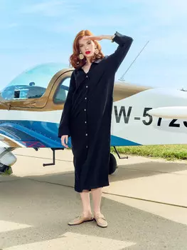 Платье женское в черном цвете