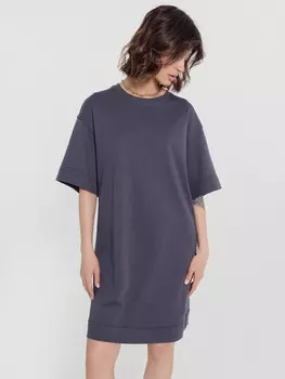 Платье женское в графитово-сером цвете