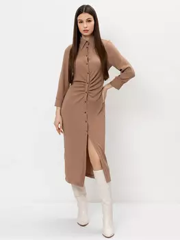 Платье женское в коричневом цвете