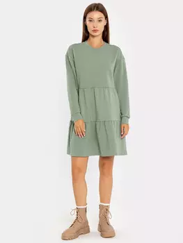 Платье женское в зеленом оттенке