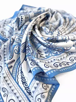 Платок "Белое море. Мезень"