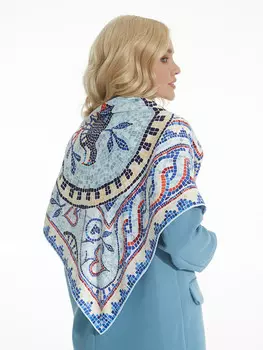 Платок "Грезы о Византии" 90*90