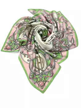 Платок "Ландыши", 90*90