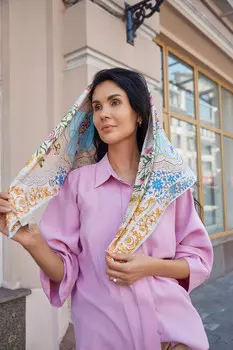 Платок "Сады Востока", 90*90