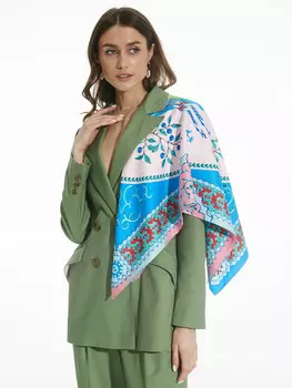 Платок "Северное Сияние", 90*90