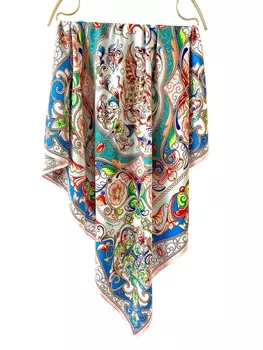 Платок «Шедевры русских эмальеров» 90*90