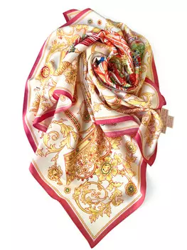 Платок "Собор Василия Блаженного", 90*90