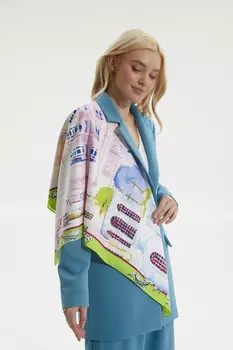 Платок "Я горожанка", 90*90