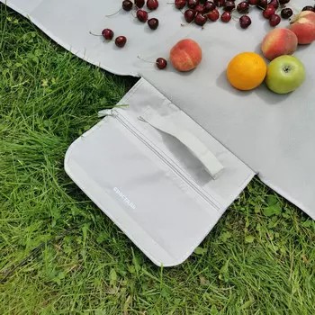 Плед для пикника 130х170см цвет ТЕПЛЫЙ БЕЖЕВЫЙ