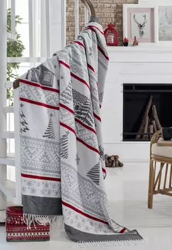 Плед KARNA хлопок "AYAZ" 150x200 см