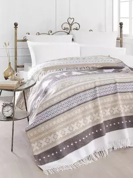 Плед KARNA хлопок "CARDIF" 150x200 см