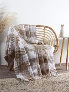 Плед вафельный