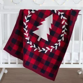 Плед вязаный