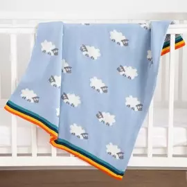 Плед вязаный