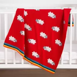 Плед вязаный