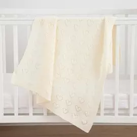 Плед вязаный