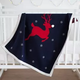 Плед вязаный