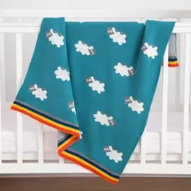 Плед вязаный