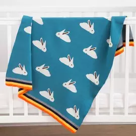 Плед вязаный