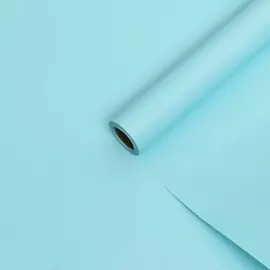 Пленка для цветов тонированная, матовая, голубой, 0,5 х 10 м, 70 мкм