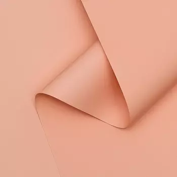 Пленка для цветов тонированная, матовая, персиковый, 0.510 м ±1 см, 65 мкм