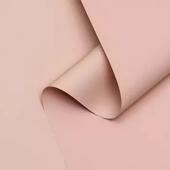 Пленка для цветов тонированная, матовая, пудровый, 0.510 м, 65 мкм