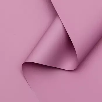 Пленка для цветов тонированная, матовая, розовая орхидея, 0.510 м ±1 см, 65 мкм
