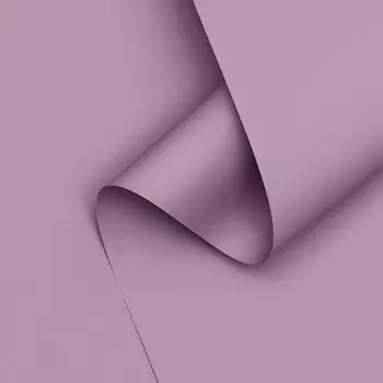 Пленка для цветов тонированная, матовая, светло - сиреневая, 0.510 м, 65 мкм