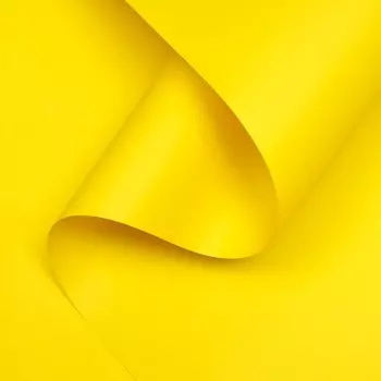 Пленка матовая, базовые цвета, желтая, 57 см10 м (+ - ) 1 см