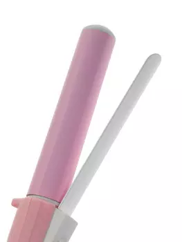 Плойка для волос luazon lw-08, 25 вт, керамическое покрытие, d=19 мм, сиреневая