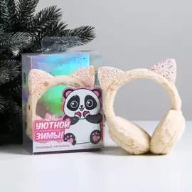 Плюшевые наушники в подарочной коробке