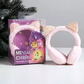 Плюшевые наушники в подарочной коробке