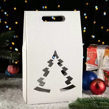 Подарочная новогодняя коробка