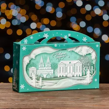 Подарочная новогодняя коробка