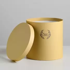 Подарочная коробка круглая