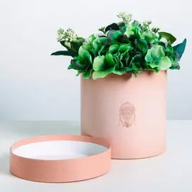 Подарочная коробка круглая