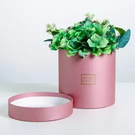 Подарочная коробка круглая