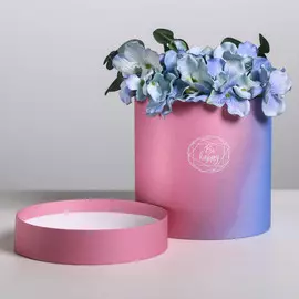 Подарочная коробка круглая